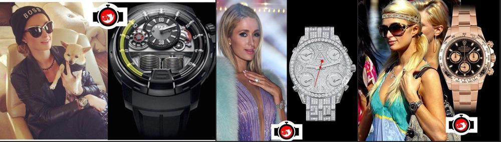 A Glance at Paris Hilton's Stunning Watch Collection 